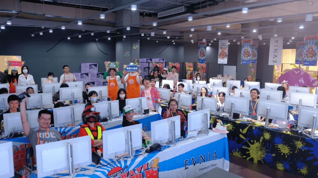 全国首届百人斯普拉遁3线下打工比赛「EVNIA魔都大型跑EX」完结撒花！